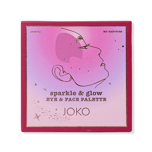 JOKO MY UNIVERSE SPARKLE&GLOW paleta do oczu i twarzy