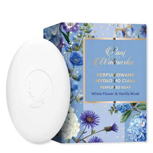 PANI WALEWSKA White Flower&Vanillia Musk perfumowane mydło w kostce