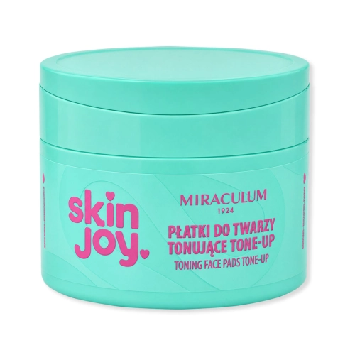 MIRACULUM Skin Joy Płatki do twarzy tonujące Tone-up 65 szt.